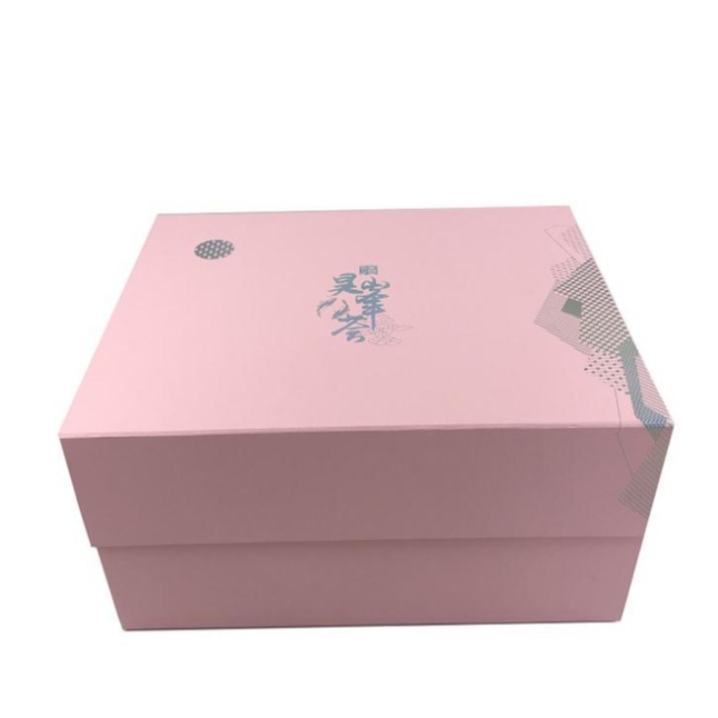Caixa de embalagem personalizada, carimbo rosa, caneta dourada, tinta, papel, tinteiro, relíquias culturais caixa de papel, caixa de Papel dobrável de conchas, caixa de presentes